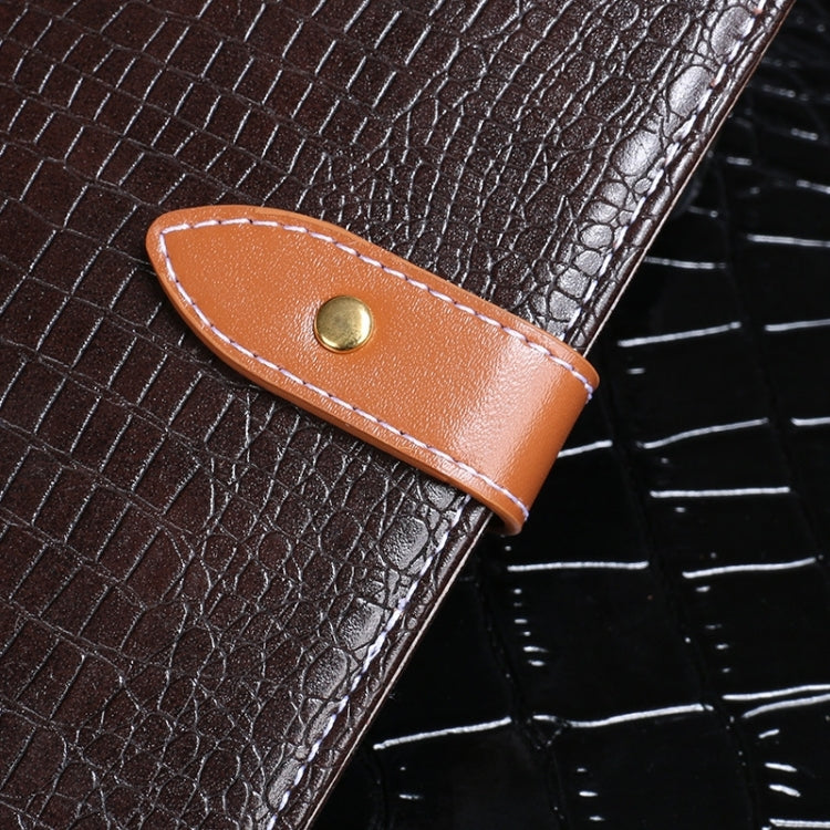 For Sharp Rouvo V idewei Crocodile Texture Leather Phone Case(Dark Blue)