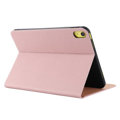 For iPad 2025 / 2022 GEBEI Silk Texture Flip Tablet Leather Case(Rose Gold) - free shipping - PMC Jewellery - Order now!