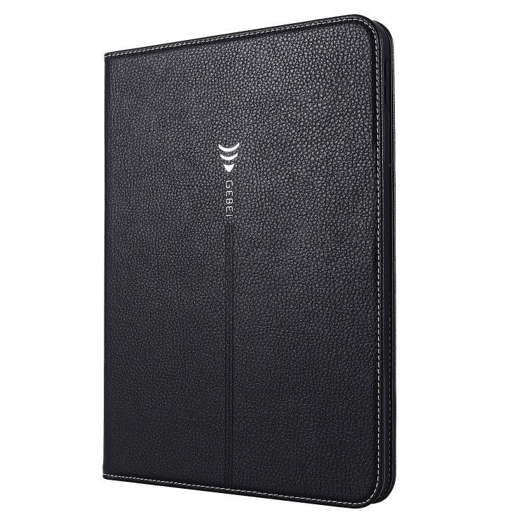 For iPad 2025 / 2022 GEBEI Silk Texture Flip Tablet Leather Case(Black) - free shipping - PMC Jewellery - Order now!