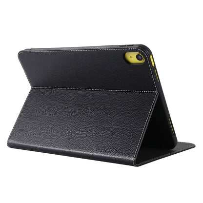For iPad 2025 / 2022 GEBEI Silk Texture Flip Tablet Leather Case(Black) - free shipping - PMC Jewellery - Order now!