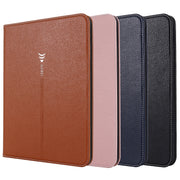 For iPad 2025 / 2022 GEBEI Silk Texture Flip Tablet Leather Case(Blue)