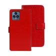 For T-Mobile REVVL 6 5G idewei Crazy Horse Texture Leather Phone Case with Holder(Red) - More Brand by idewei | Online Shopping South Africa | PMC TechLife | Buy Now Pay Later Mobicred