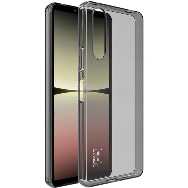 For Sony Xperia 10 V IMAK UX-5 Series TPU Phone Case(Transparent Black) - Sony Cases by imak | Online Shopping South Africa | PMC TechLife | Buy Now Pay Later Mobicred