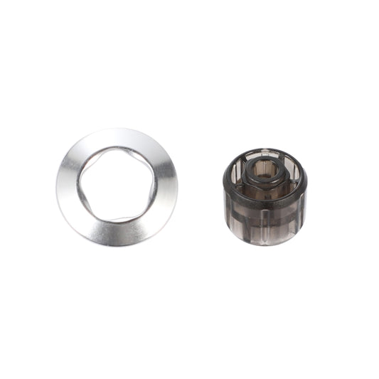 For IQOS ILUMA / Prime Electronic Cigarette Cap Rod Single Five Rings with Removal Tool to Replace The Color Cap(Silver Plain) - E Cigarette Accessories by PMC Jewellery | Online Shopping South Africa | PMC Jewellery | Buy Now Pay Later Mobicred