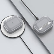 For AirPods Pro Photo Frame Carbon Fiber Series Earphone Case(Dark Grey)