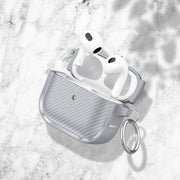 For AirPods 3 Photo Frame Carbon Fiber Series Earphone Case(Dark Grey)