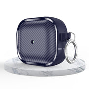 For AirPods 3 Photo Frame Carbon Fiber Series Earphone Case(Dark Blue)