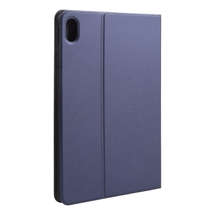 For Huawei MatePad 11 2023 Voltage Elastic Texture Flip Leather Tablet Case(Dark Blue)