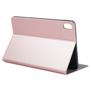 For Huawei MatePad 11 2023 Voltage Elastic Texture Flip Leather Tablet Case(Rose Gold)