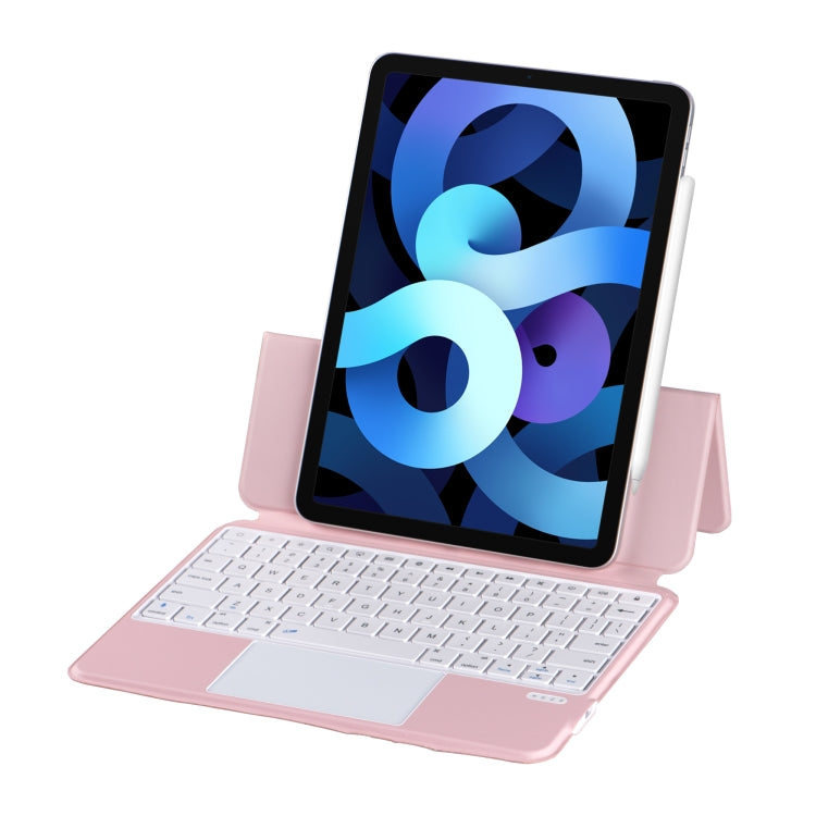 X3125-6 Integrated Thin Magnetic Bluetooth Keyboard Case For iPad Air 2022 / Air 2020 10.9 / Pro 11 2018 / 2020 / 2021 / 2022(Pink) - Universal by PMC TechLife | Online Shopping South Africa | PMC TechLife