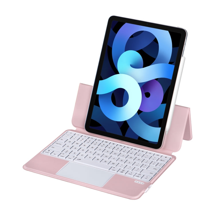 X3125-6D Integrated Thin Magnetic Bluetooth Keyboard Case with Backlight For iPad Air 2022 / Air 2020 10.9 / Pro 11 2018 / 2020 / 2021 / 2022(Pink) - Universal by PMC TechLife | Online Shopping South Africa | PMC TechLife | Buy Now Pay Later Mobicred