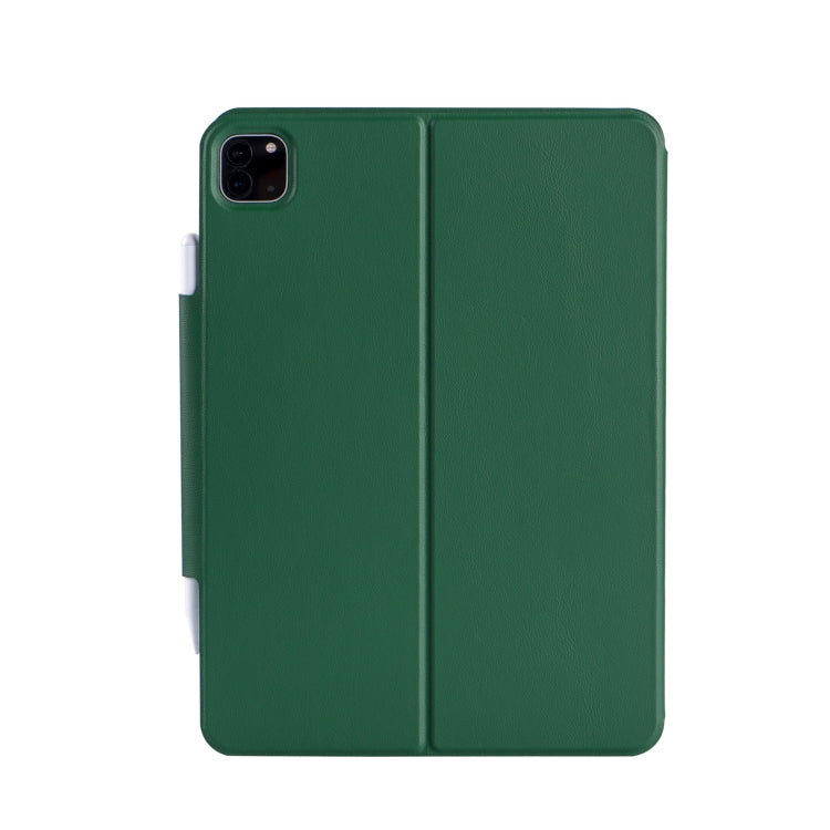 X3125-6D Integrated Thin Magnetic Bluetooth Keyboard Case with Backlight For iPad Air 2022 / Air 2020 10.9 / Pro 11 2018 / 2020 / 2021 / 2022(Green)
