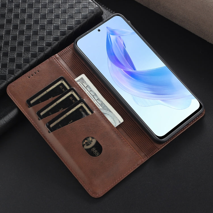 For Honor X50i/90 Lite AZNS Magnetic Calf Texture Flip Leather Phone Case(Dark Green) - Honor Cases by AZNS | Online Shopping South Africa | PMC TechLife