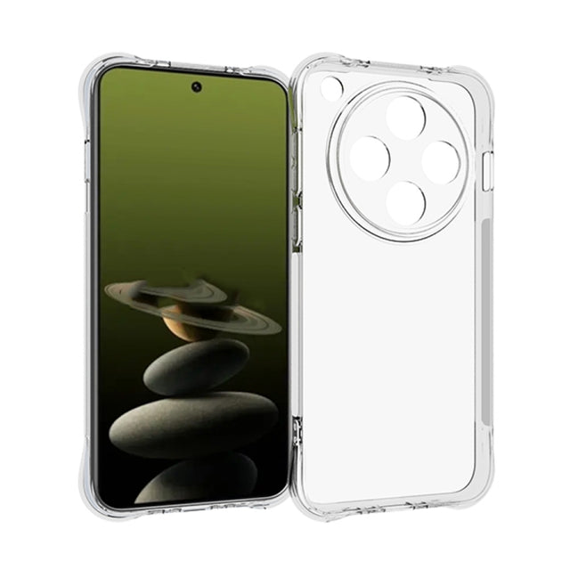 For OPPO Find X8 5G Shockproof Non-slip Thickening TPU Phone Case(Transparent)