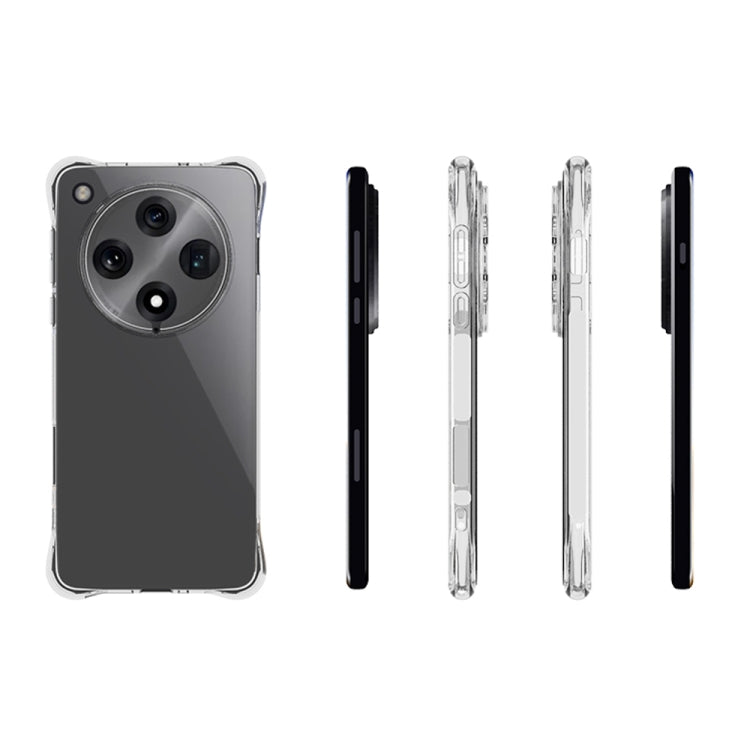 For OPPO Find X8 Pro 5G Shockproof Non-slip Thickening TPU Phone Case(Transparent)