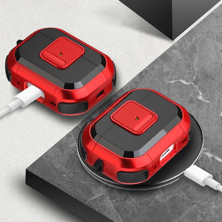 For AirPods Pro 2 Wireless Earphones Protective Case(Red) - For AirPods Pro 2 by PMC Jewellery | Online Shopping South Africa | PMC Jewellery | Buy Now Pay Later Mobicred