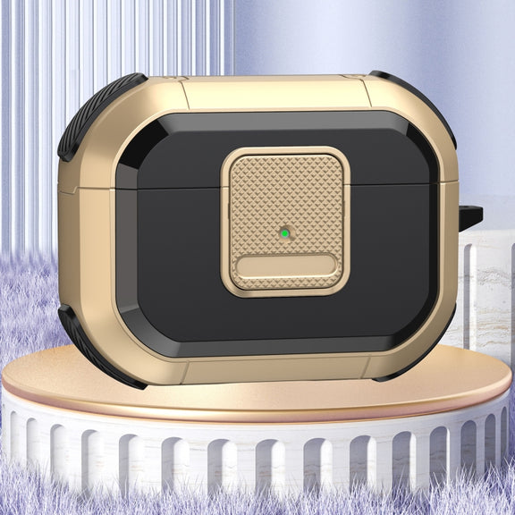 For AirPods 3 Wireless Earphones Protective Case(Gold)