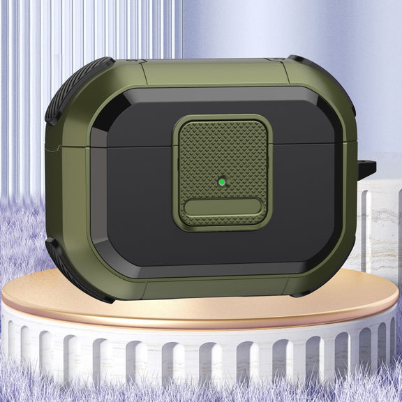 For AirPods 3 Wireless Earphones Protective Case(Army Green)