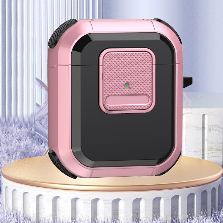 For AirPods 2 / 1 Wireless Earphones Protective Case(Pink) - For AirPods 1/2 by PMC Jewellery | Online Shopping South Africa | PMC Jewellery | Buy Now Pay Later Mobicred