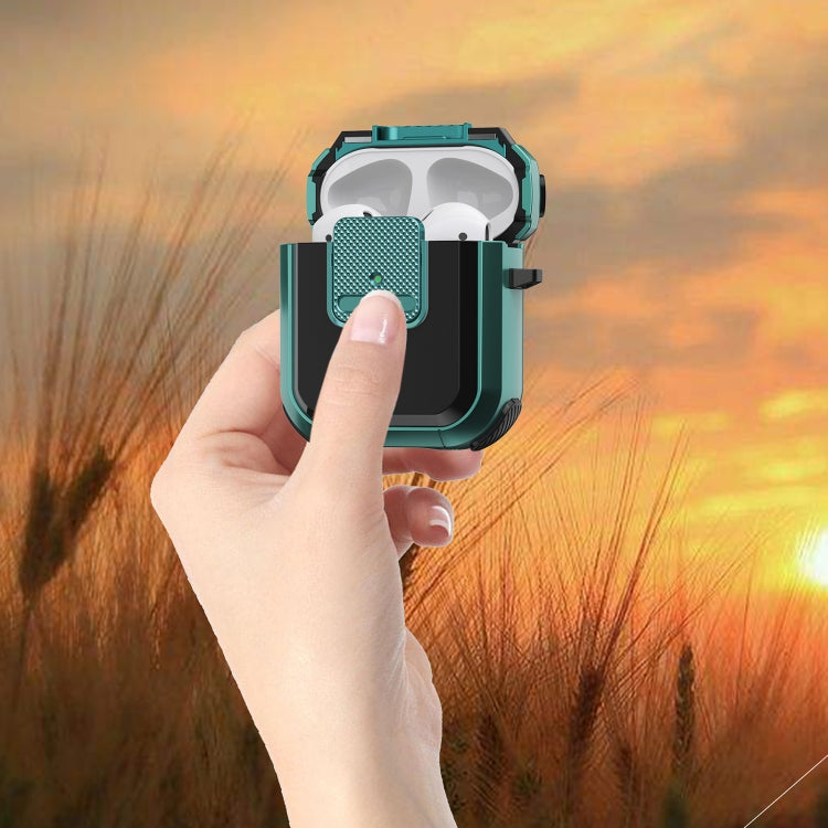 For AirPods 2 / 1 Wireless Earphones Protective Case(Gold)