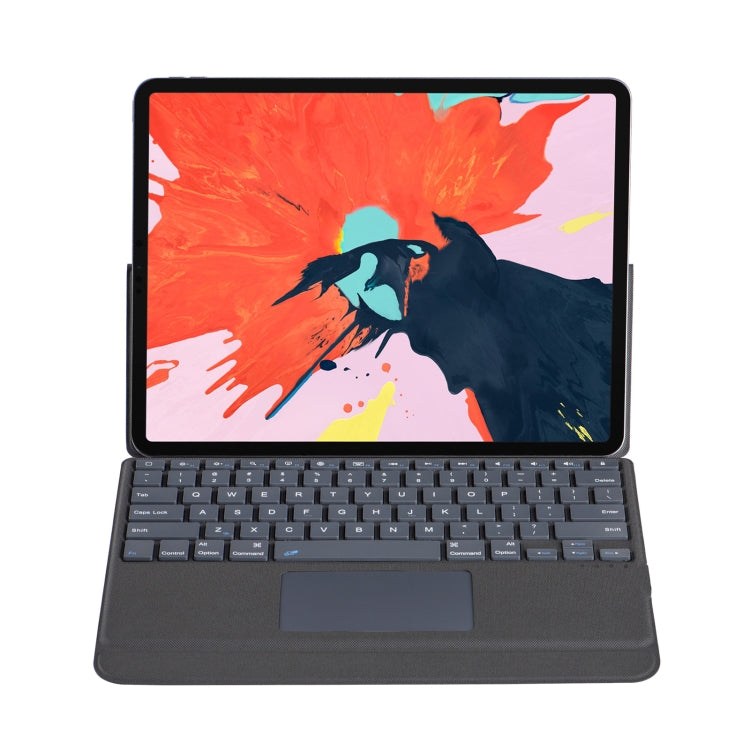 J3129 For iPad Pro 12.9 2022/2021/2020/2018 Bluetooth Keyboard Leather Case(Black) - For iPad Pro by PMC TechLife | Online Shopping South Africa | PMC TechLife
