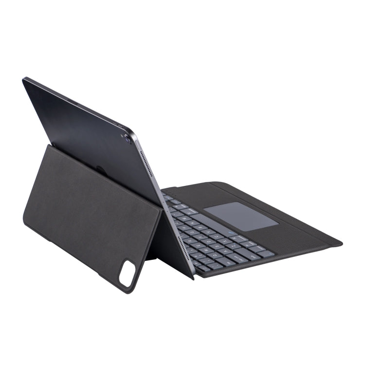 J3129 For iPad Pro 12.9 2022/2021/2020/2018 Bluetooth Keyboard Leather Case(Black) - For iPad Pro by PMC TechLife | Online Shopping South Africa | PMC TechLife