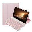 For OPPO Pad 2 11.61 inch 2023 OP13 Lambskin Texture Ultra-thin Detachable Bluetooth Keyboard Leather Case(Pink) - Others Keyboard by PMC TechLife | Online Shopping South Africa | PMC TechLife