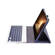 For OPPO Pad 2 11.61 inch 2023 OP13 Lambskin Texture Ultra-thin Detachable Bluetooth Keyboard Leather Case(Purple)