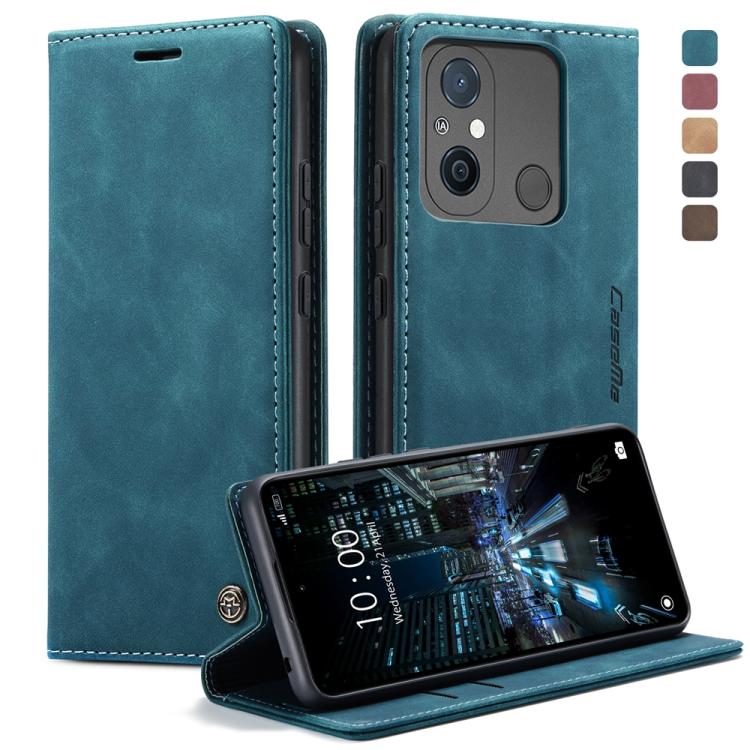 For Xiaomi Redmi 11A / 12C CaseMe 013 Multifunctional Horizontal Flip Leather Phone Case(Blue) - free shipping - PMC Jewellery - Order now!