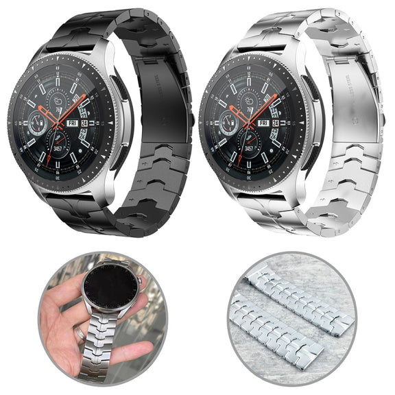 For Garmin Venu / Venu 2 Plus / Venu Sq / Sq2 20mm Universal Stainless Steel Watch Band(Silver)