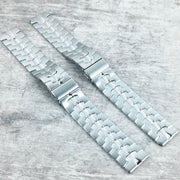 For Garmin Venu / Venu 2 Plus / Venu Sq / Sq2 20mm Universal Stainless Steel Watch Band(Silver)