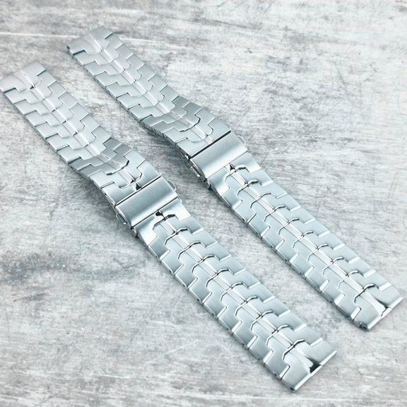 For Garmin Venu / Venu 2 Plus / Venu Sq / Sq2 20mm Universal Stainless Steel Watch Band(Silver)