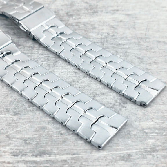 For Garmin Venu / Venu 2 Plus / Venu Sq / Sq2 20mm Universal Stainless Steel Watch Band(Silver)