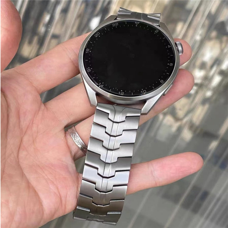 For Garmin Venu / Venu 2 Plus / Venu Sq / Sq2 20mm Universal Stainless Steel Watch Band(Silver)