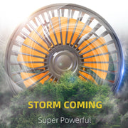F4310 360-Degree Rotating Adjustable Car Three-Head Fan, Style:5V USB Universal