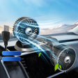F622 Car Creative Folding Rotatable Double Head Electric Cooling Fan, Style:USB Universal - Heating & Fans by PMC TechLife | Online Shopping South Africa | PMC TechLife | Buy Now Pay Later Mobicred