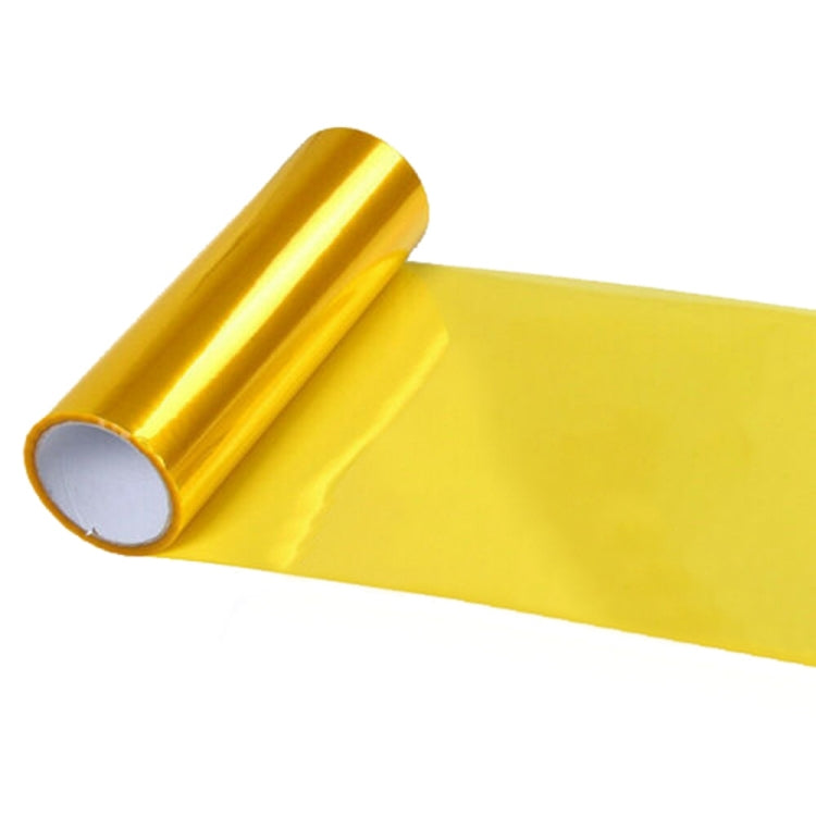 2pcs Car Headlight Protective Film Tail Light Film Motorcycle Fog Light Film, Size:30 x 100cm(Gold) - Auto Film by PMC TechLife | Online Shopping South Africa | PMC TechLife | Buy Now Pay Later Mobicred