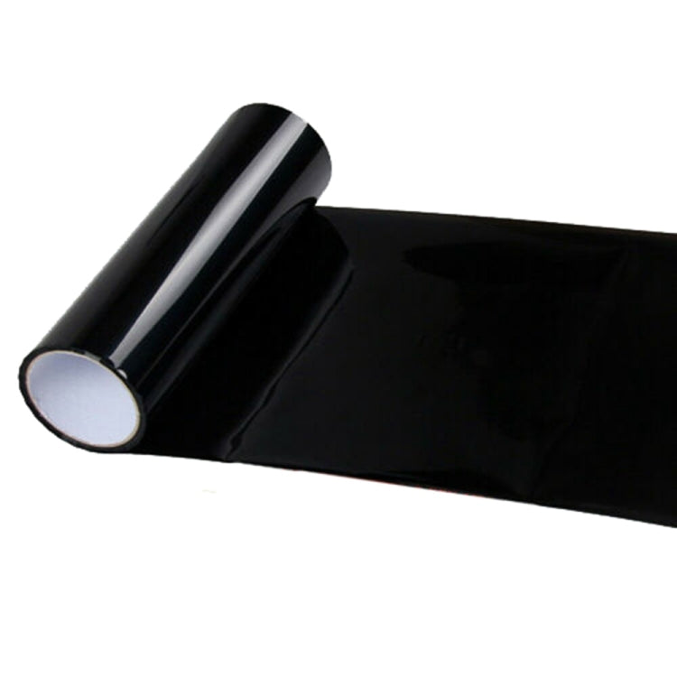 2pcs Car Headlight Protective Film Tail Light Film Motorcycle Fog Light Film, Size:30 x 100cm(Dark Black) - Auto Film by PMC TechLife | Online Shopping South Africa | PMC TechLife | Buy Now Pay Later Mobicred