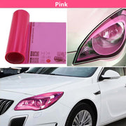 2pcs Car Headlight Protective Film Tail Light Film Motorcycle Fog Light Film, Size:30 x 100cm(Matte Black)