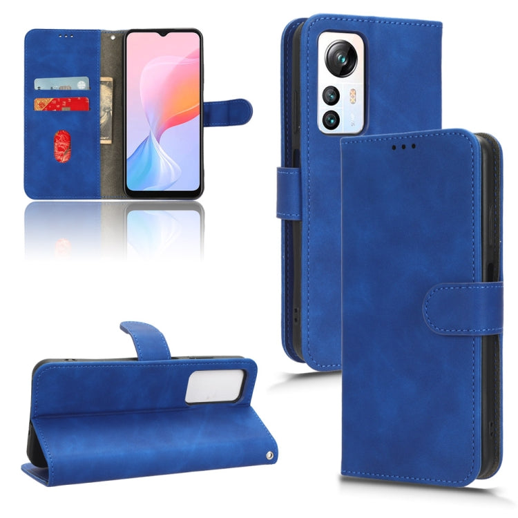 For Blackview A85 Skin Feel Magnetic Flip Leather Phone Case(Blue) - free shipping - PMC TechLife - Order now!