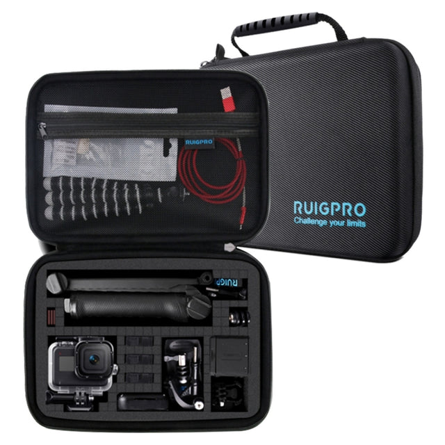 For GoPro HERO8 / 7 / 6 RUIGPRO Shockproof Water-resistant Portable Case Box Size: 28 x 19.7 x 6.8cm