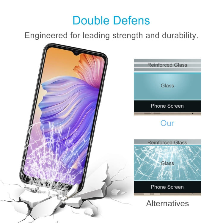 For Doogee N50 10pcs 0.26mm 9H 2.5D Tempered Glass Film - For Doogee by PMC TechLife | Online Shopping South Africa | PMC TechLife
