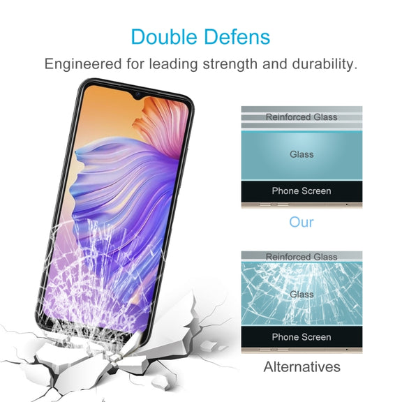 For Doogee N50 50pcs 0.26mm 9H 2.5D Tempered Glass Film