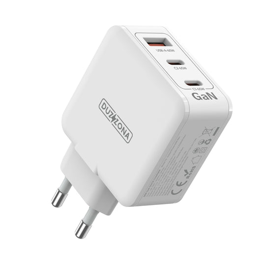 DUZZONA T9 65W Dual USB-C / Type-C+USB GaN Fast Charger, Specification:EU Plug - free shipping - PMC Jewellery - Order now!