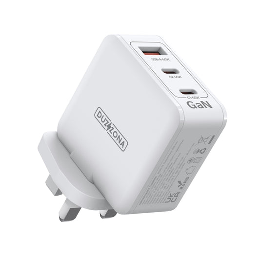 DUZZONA T9 65W Dual USB-C / Type-C+USB GaN Fast Charger, Specification:UK Plug - free shipping - PMC Jewellery - Order now!