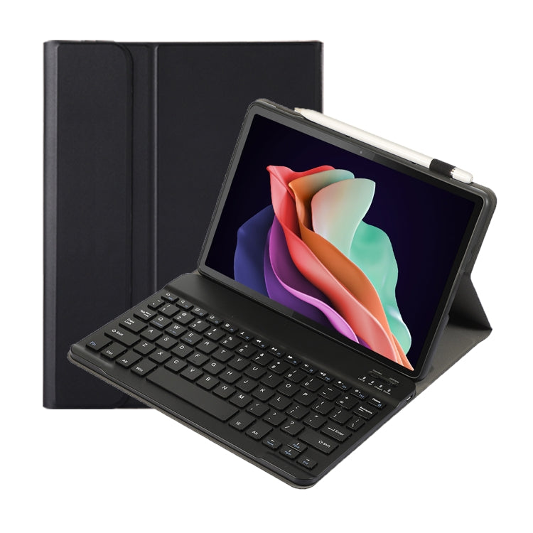 For Huawei MatePad 11 2023 AHW13 Lambskin Texture Ultra-thin Detachable Bluetooth Keyboard Leather Case(Black) - Huawei Keyboard by PMC TechLife | Online Shopping South Africa | PMC TechLife