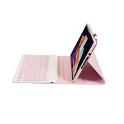 For Huawei MatePad 11 2023 AHW13 Lambskin Texture Ultra-thin Detachable Bluetooth Keyboard Leather Case(Pink)