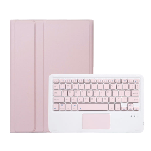 For Huawei MatePad 11 2023 AHW13-A Lambskin Texture Ultra-thin Detachable Bluetooth Keyboard Leather Case with Touchpad(Pink)