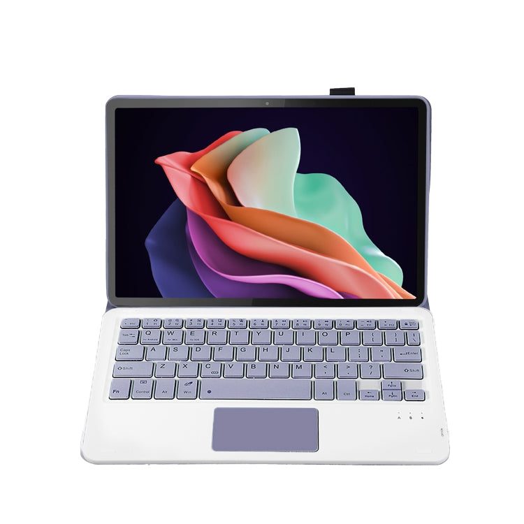 For Huawei MatePad 11 2023 AHW13-A Lambskin Texture Ultra-thin Detachable Bluetooth Keyboard Leather Case with Touchpad(Purple) - free shipping - PMC TechLife - Order now!