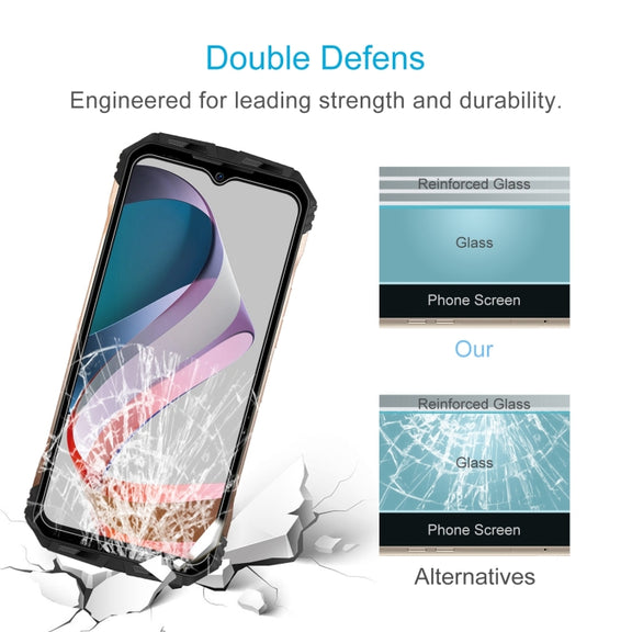 For DOOGEE V30T 50pcs 0.26mm 9H 2.5D Tempered Glass Film